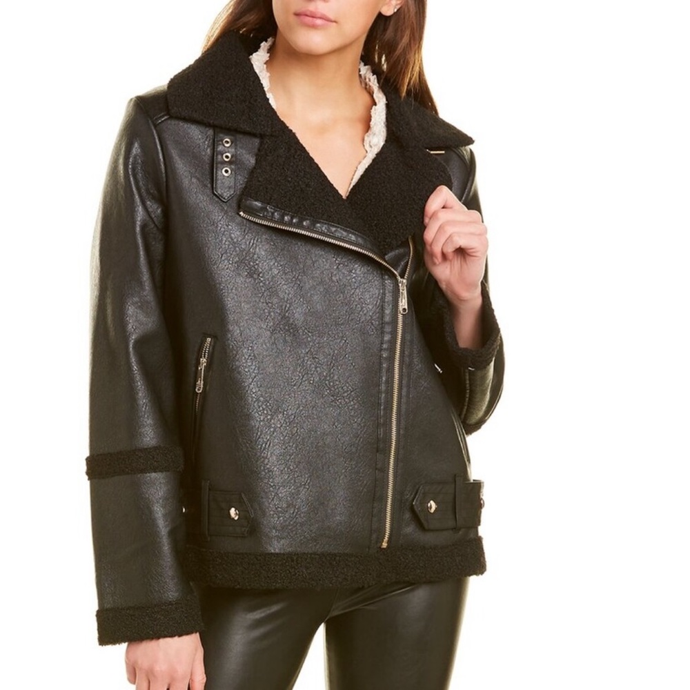 SAM EDELMAN black moto jacket
